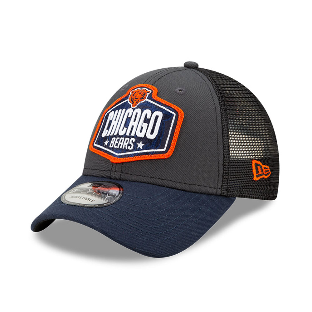 Chicago Bears NFL Draft Grey 9FORTY Cap