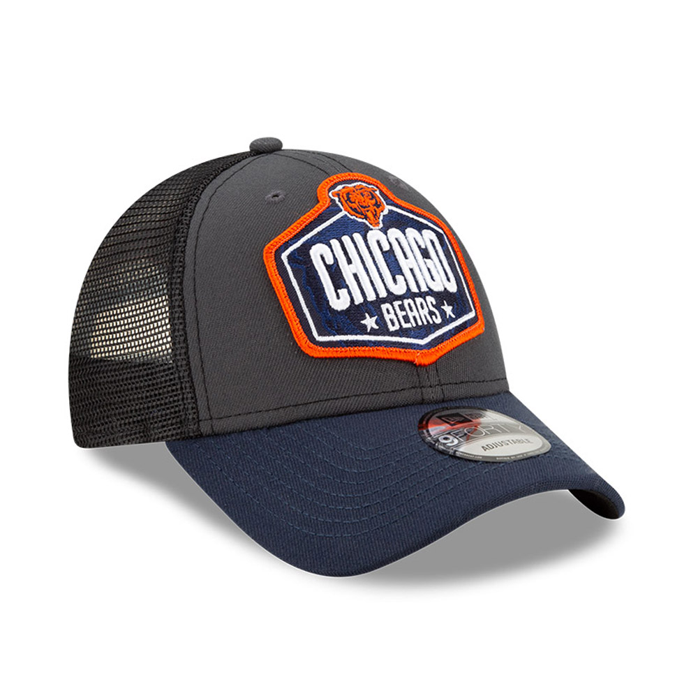 Chicago Bears NFL Draft Grey 9FORTY Cap