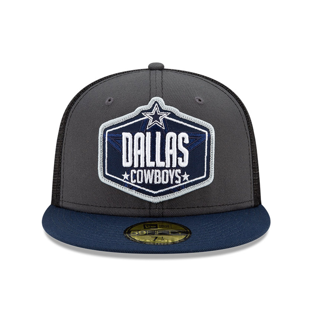 Dallas Cowboys NFL Draft Grey 59FIFTY Cap