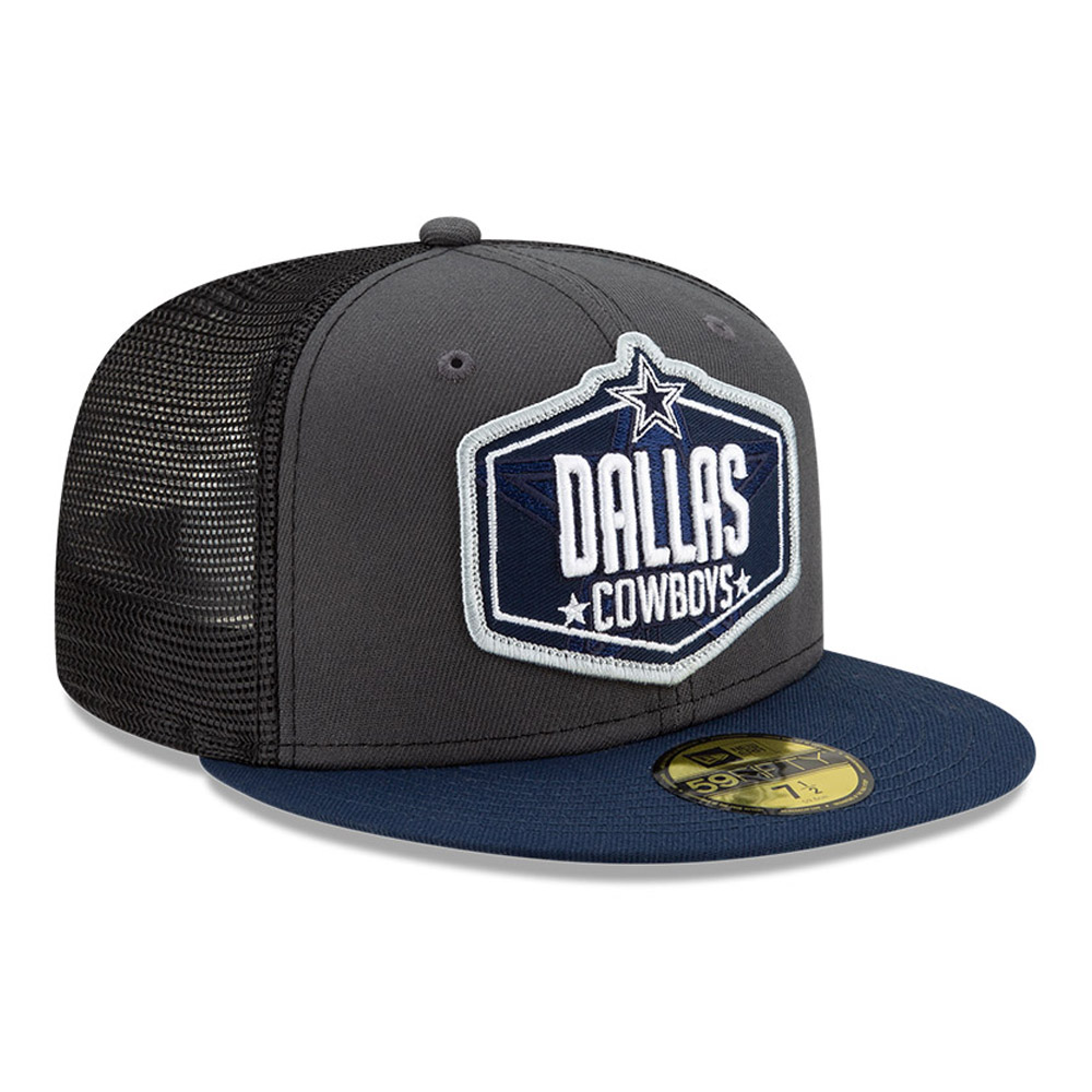 Dallas Cowboys NFL Draft Grey 59FIFTY Cap