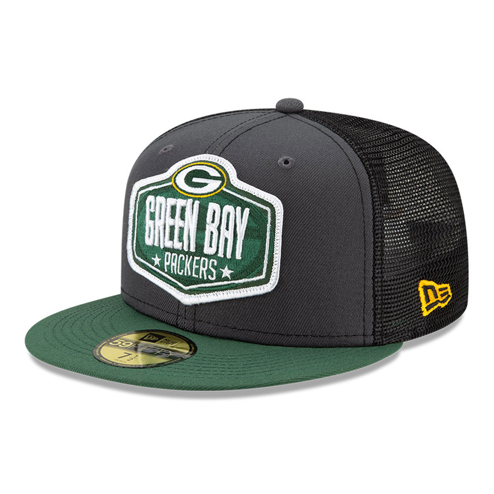 Green Bay Packers NFL Draft Grey 59FIFTY Cap