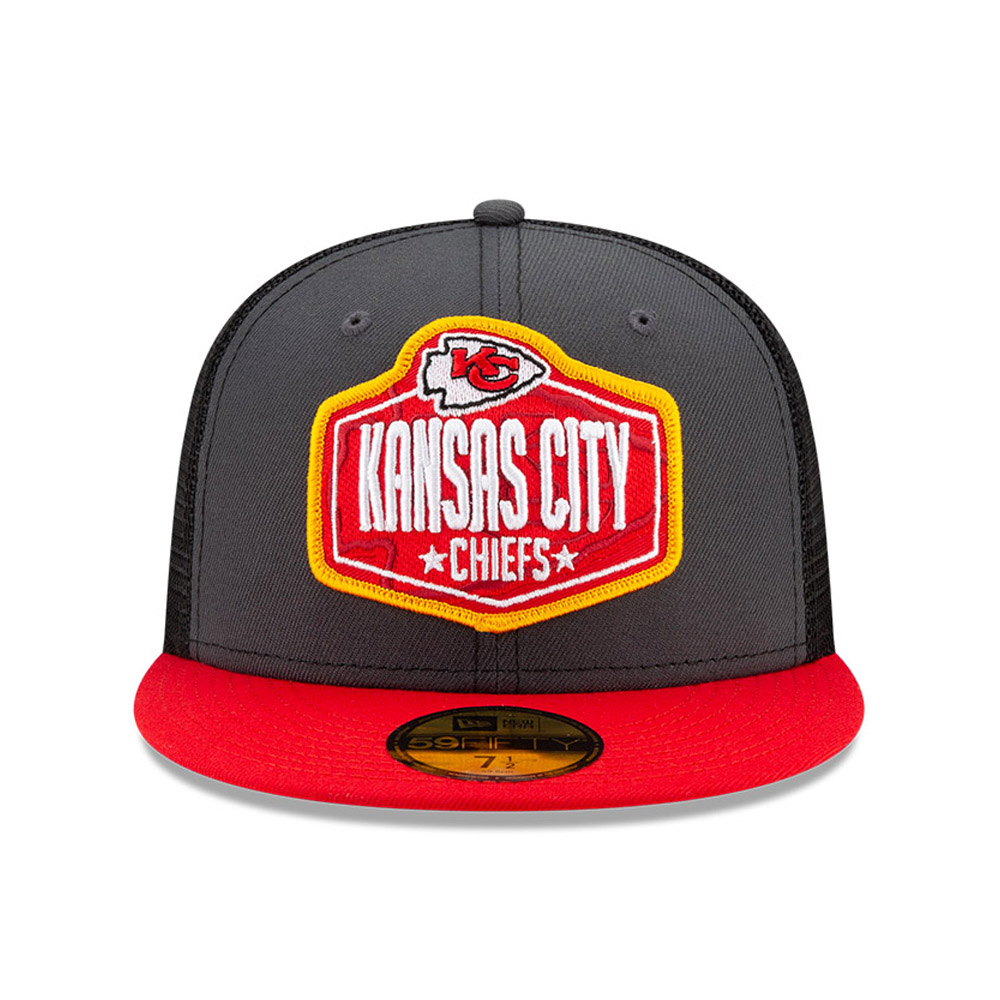 Kansas City Chiefs NFL Draft Grey 59FIFTY Cap