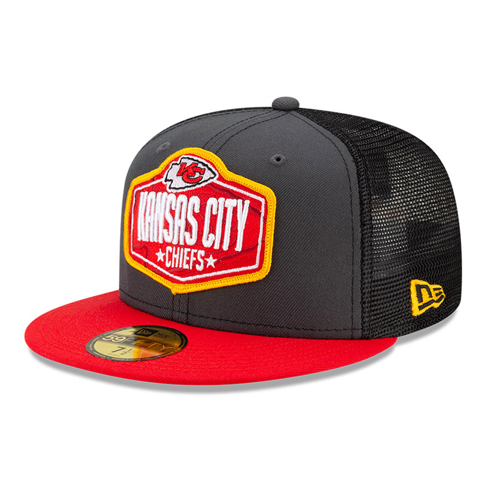 Kansas City Chiefs NFL Draft Grey 59FIFTY Cap