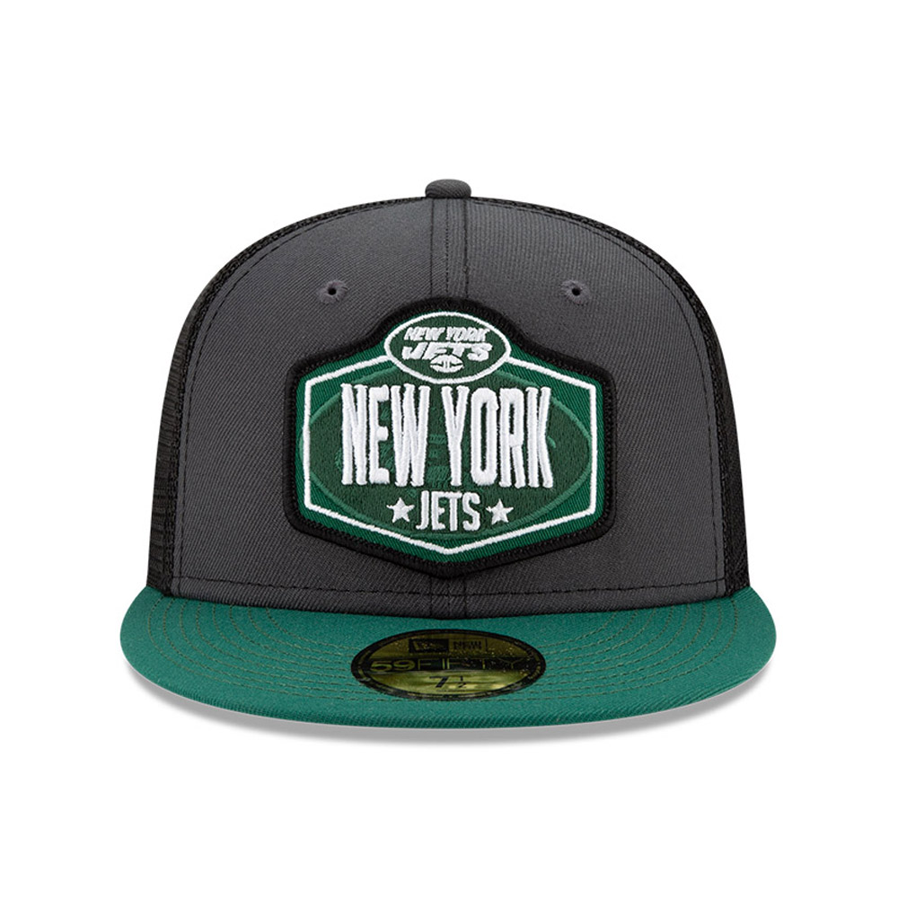 New York Jets NFL Draft Grey 59FIFTY Cap