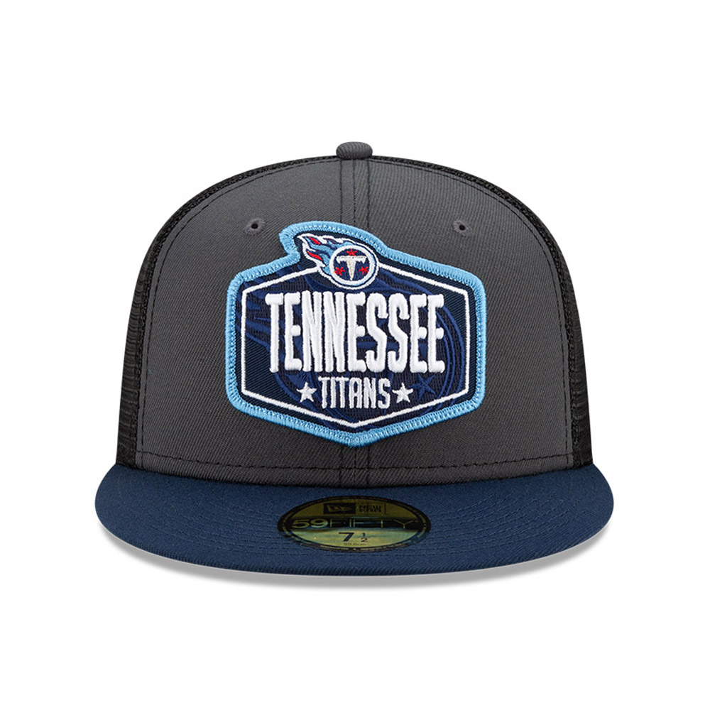 Tennessee Titans NFL Draft Grey 59FIFTY Cap