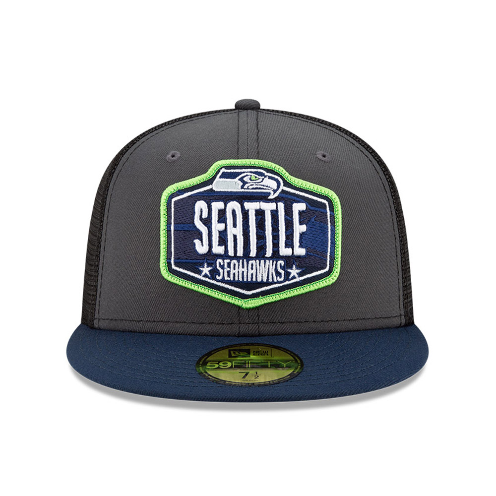 Seattle Seahawks NFL Draft Grey 59FIFTY Cap