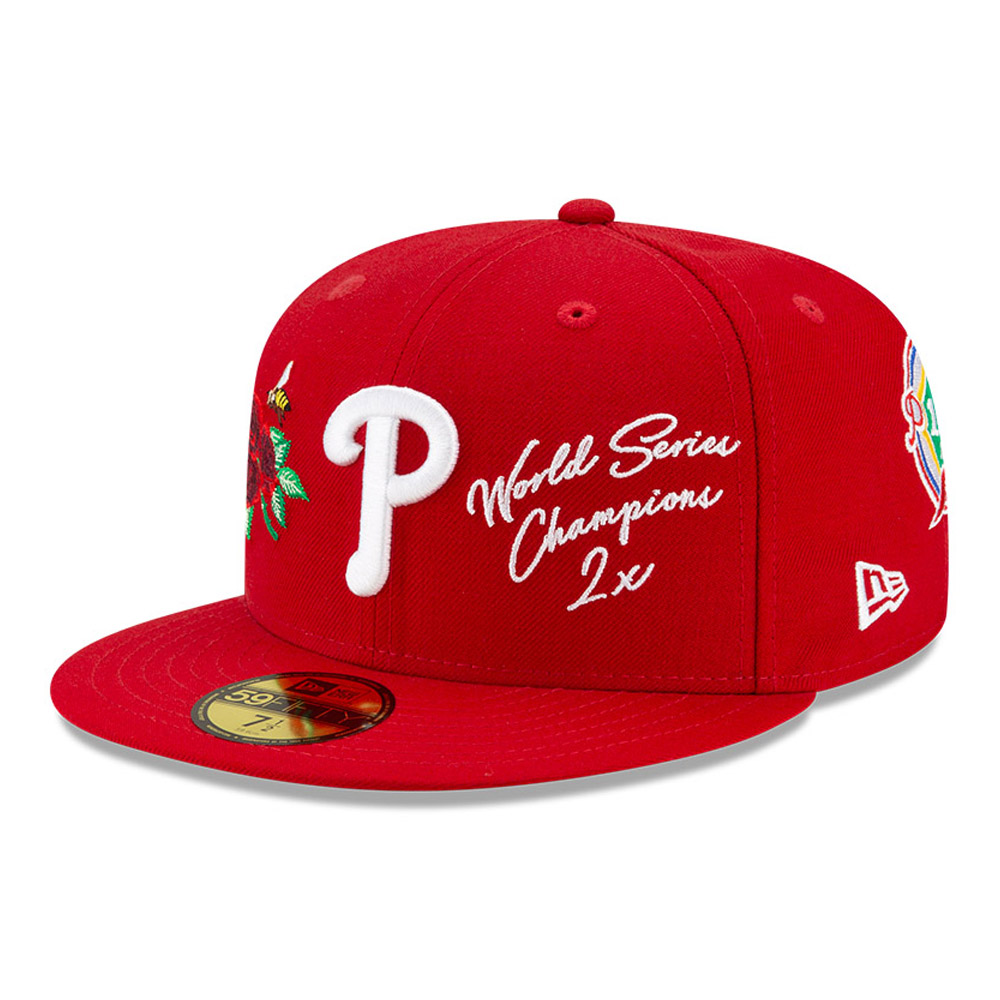 Philadelphia Phillies MLB Icon Red 59FIFTY Gorra
