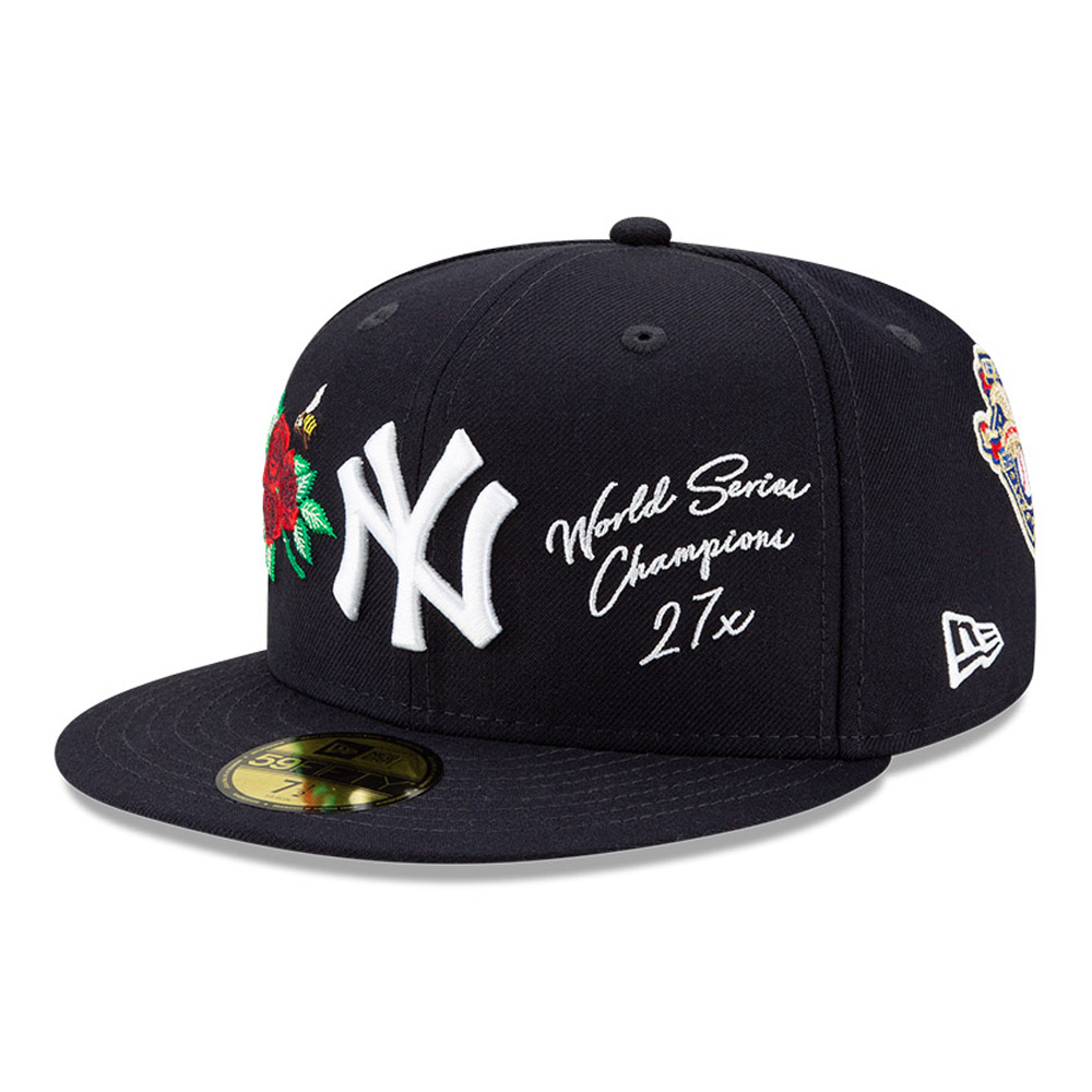 New York Yankees MLB Icon Navy 59FIFTY Berretto