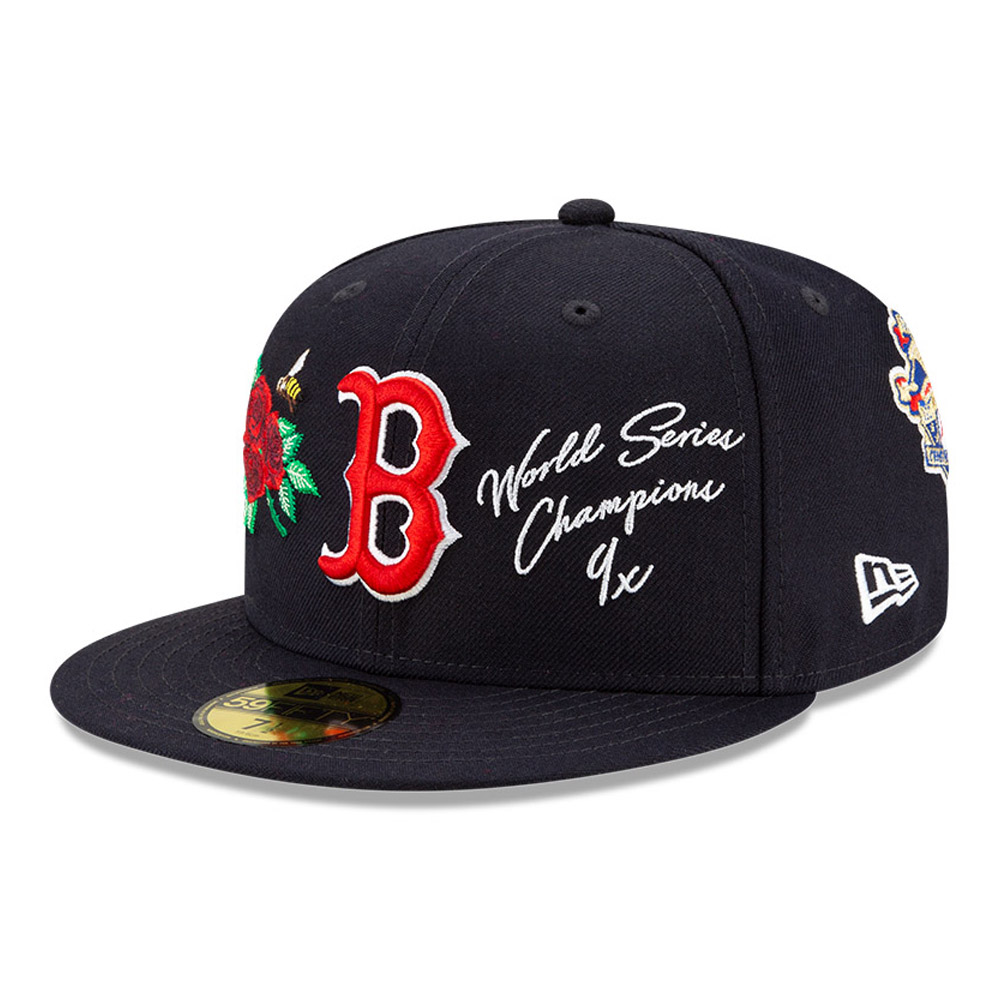 Boston Red Sox MLB Icon Navy 59FIFTY Fitted Cap
