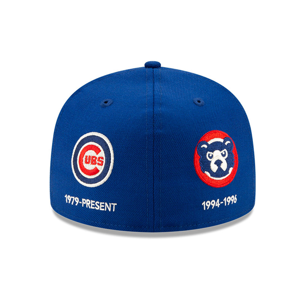 Chicago Cubs MLB Logo Progression Blue 59FIFTY Cap