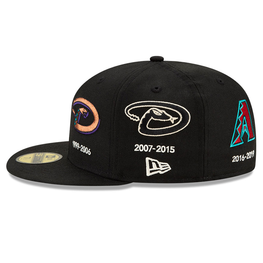 Arizona Diamondbacks MLB Logo Progression Black 59FIFTY Cap