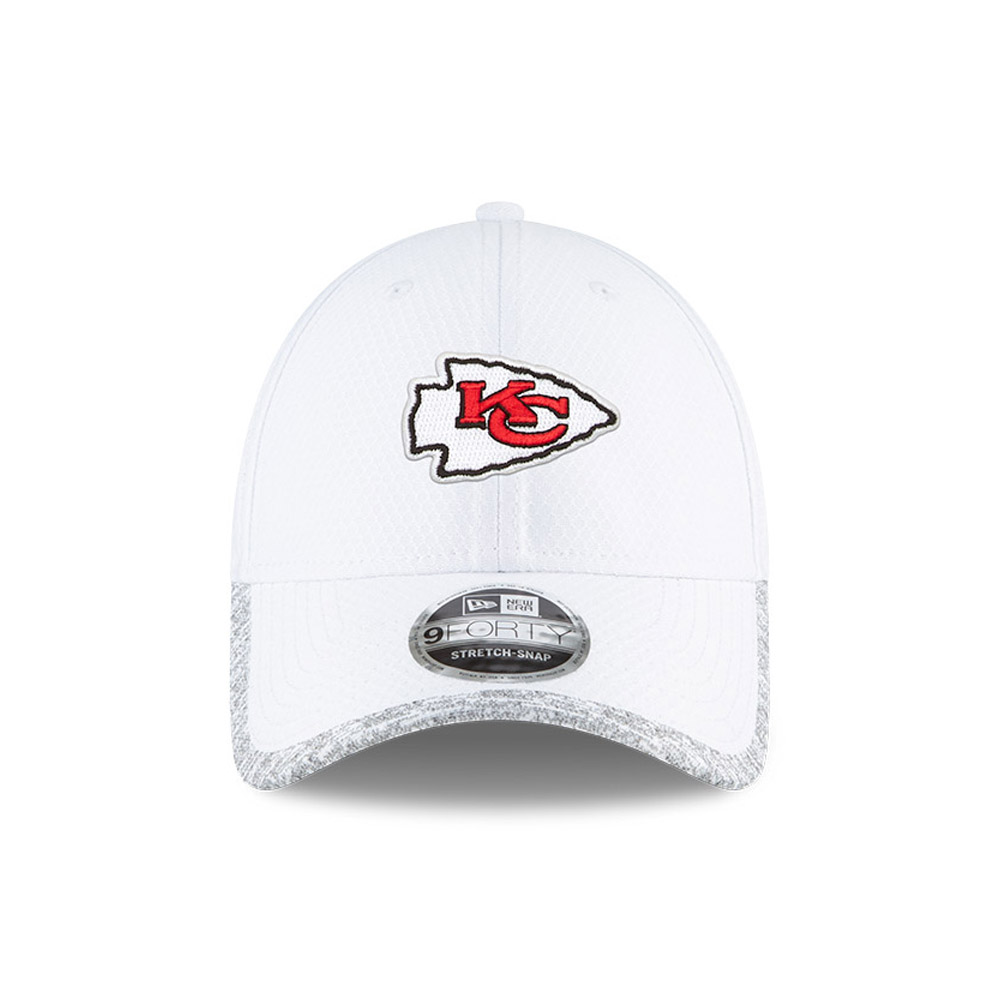 Kansas City Chiefs Super Bowl Sideline White 9FORTY Stretch Snap Cap