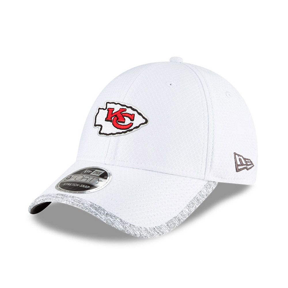 Kansas City Chiefs Super Bowl Sideline White 9FORTY Stretch Snap Cap