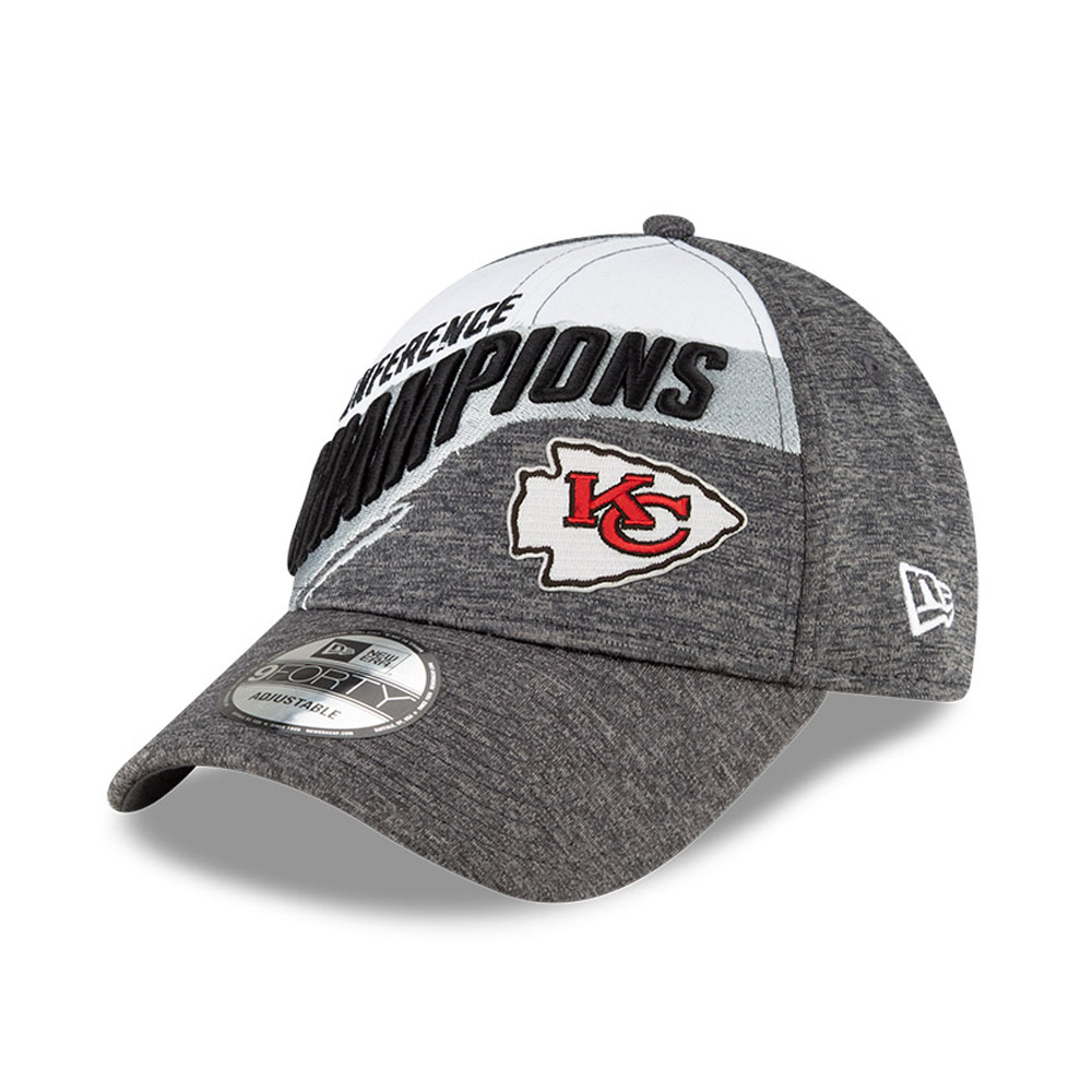 Kansas City Chiefs Conference Champs 2021 Grey 9FORTY Cap