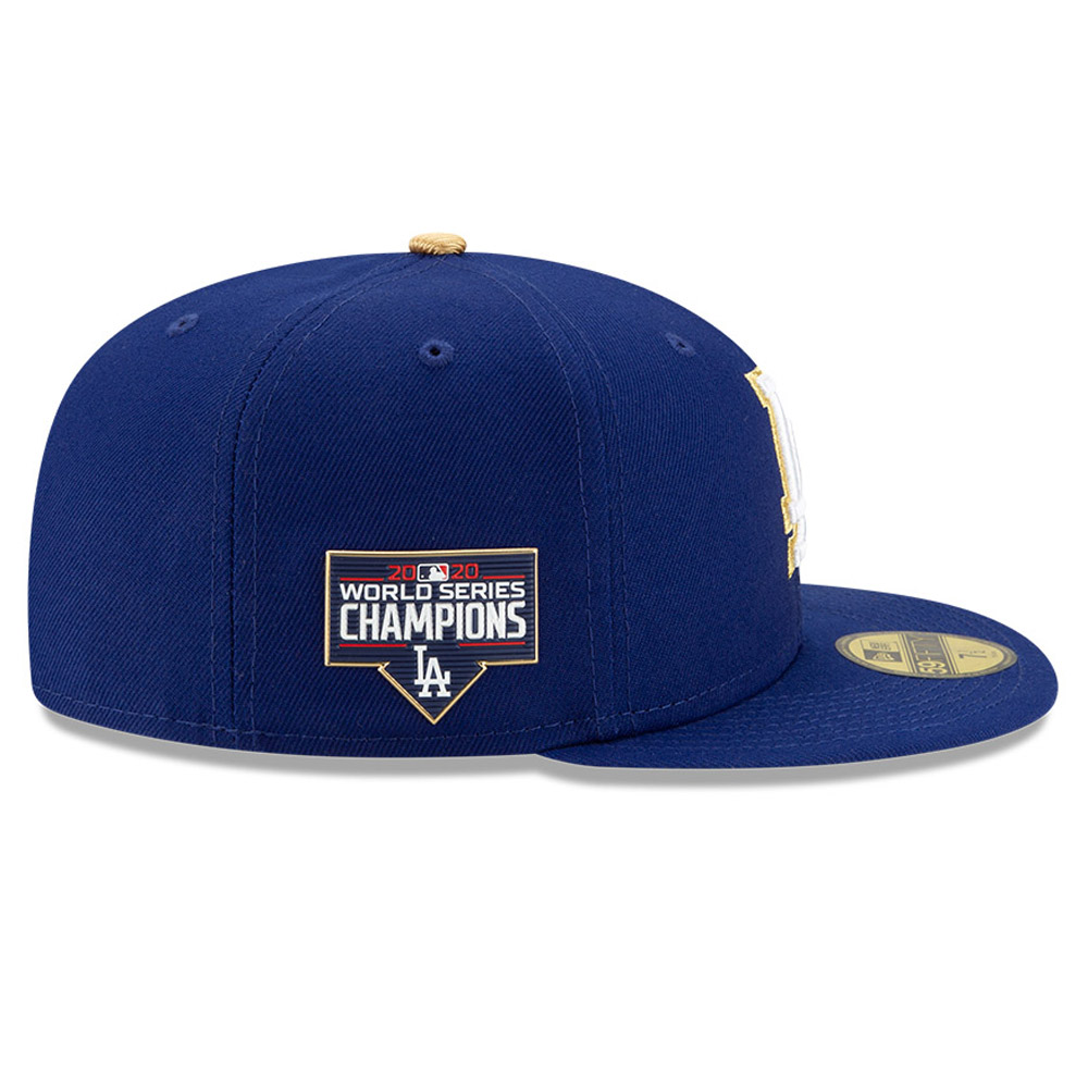 LA Dodgers MLB Gold Blue 59FIFTY Cap