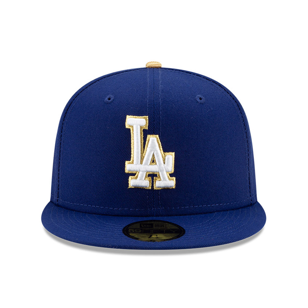 LA Dodgers MLB Gold Blue 59FIFTY Cap