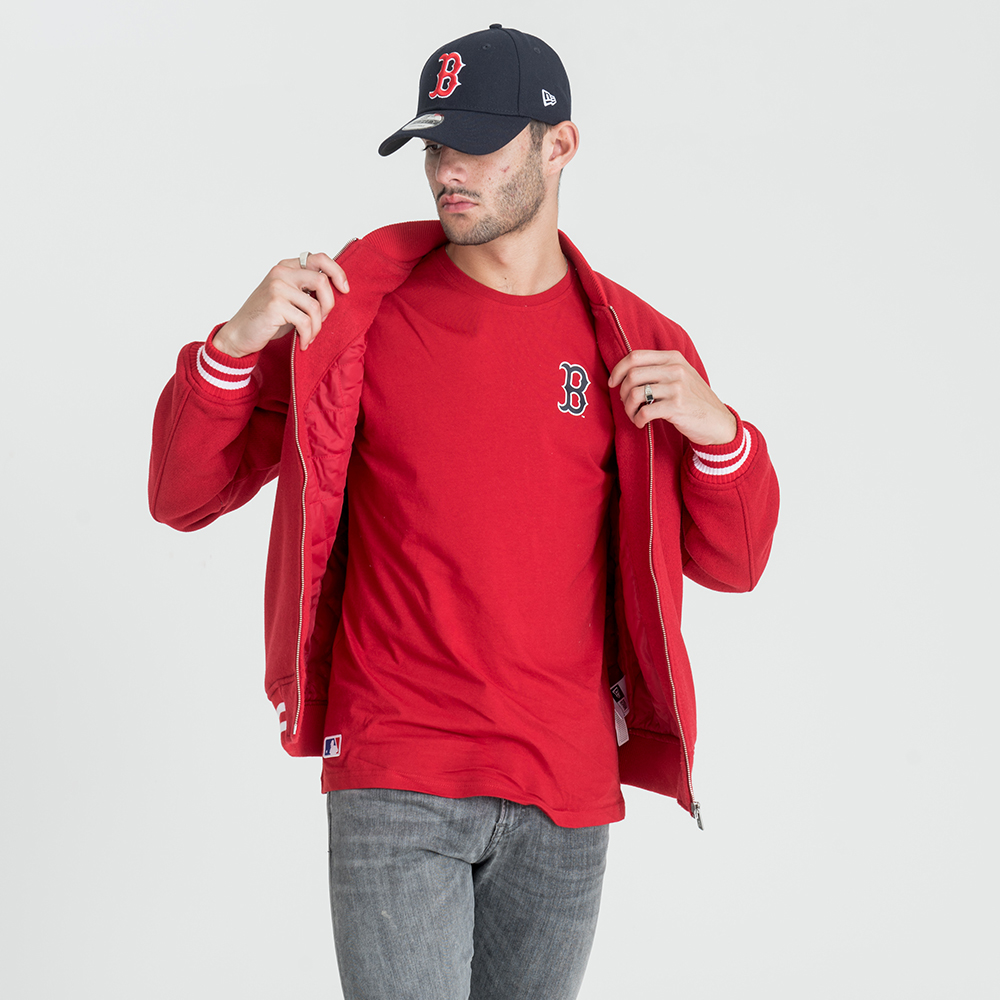 Boston Red Sox East Coast Red Bomber Jacket
