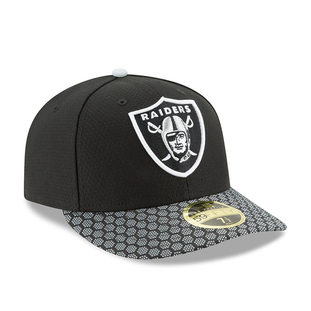 Las Vegas Raiders Sideline Low Profile Black 59FIFTY Cap