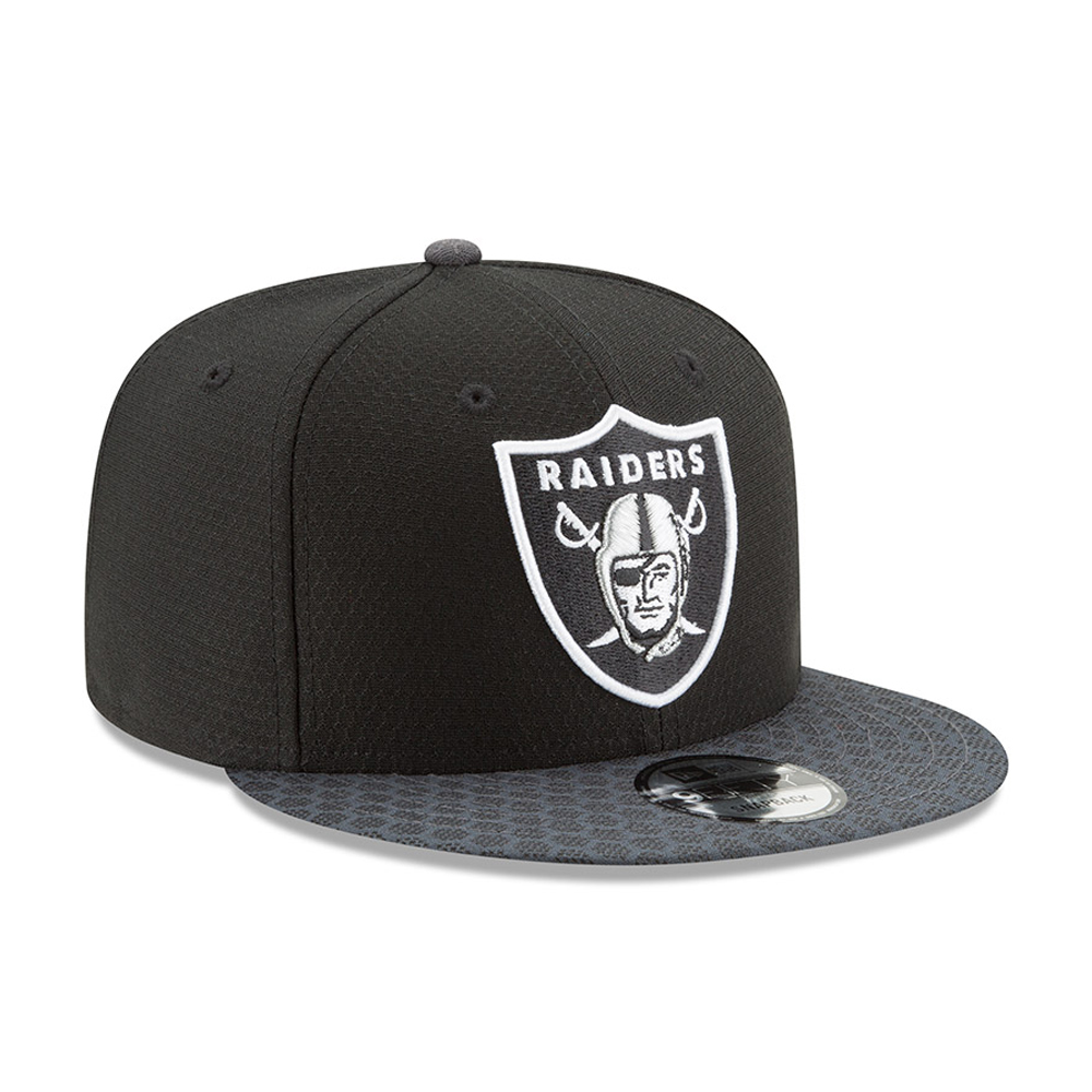 Las Vegas Raiders Sideline 9FIFTY Black Snapback Cap