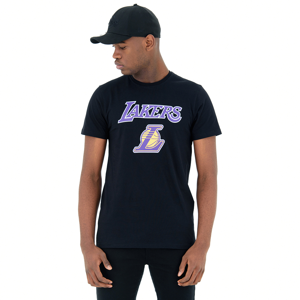 Marque  New EraNew Era NBA Los Angeles Lakers Oil Slick AOP T-Shirt Homme 