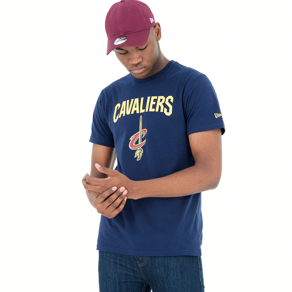  T-Shirt New Era Cleveland Cavaliers Blu
