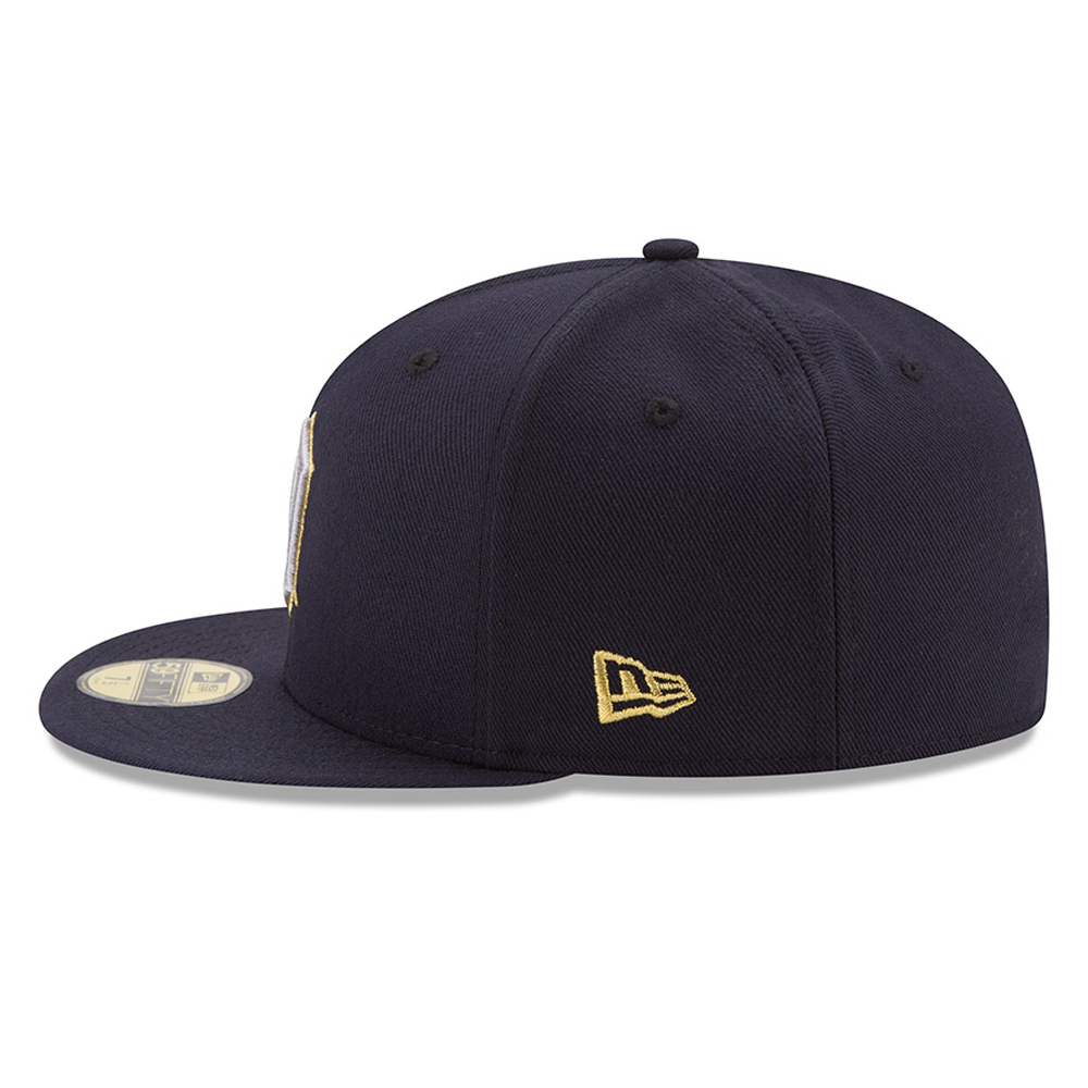 Detroit Tigers Hashmarks Navy 59FIFTY