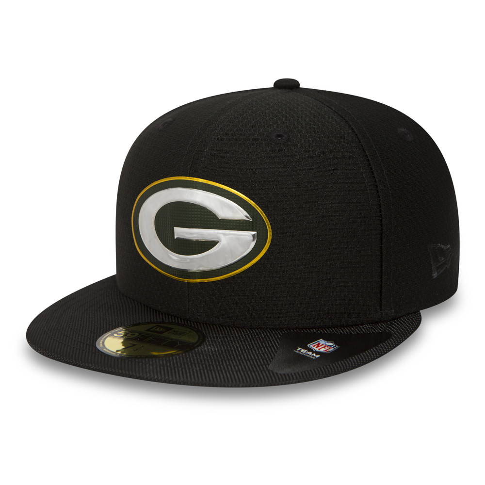 Green Bay Packers Black Collection 59FIFTY