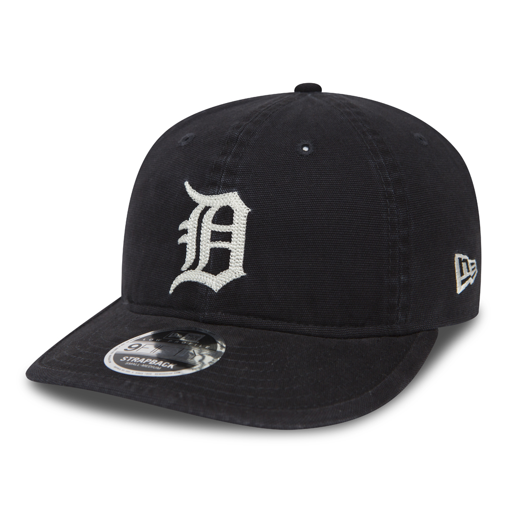 Detroit Tigers Canvas Coop Navy 9FIFTY Strapback