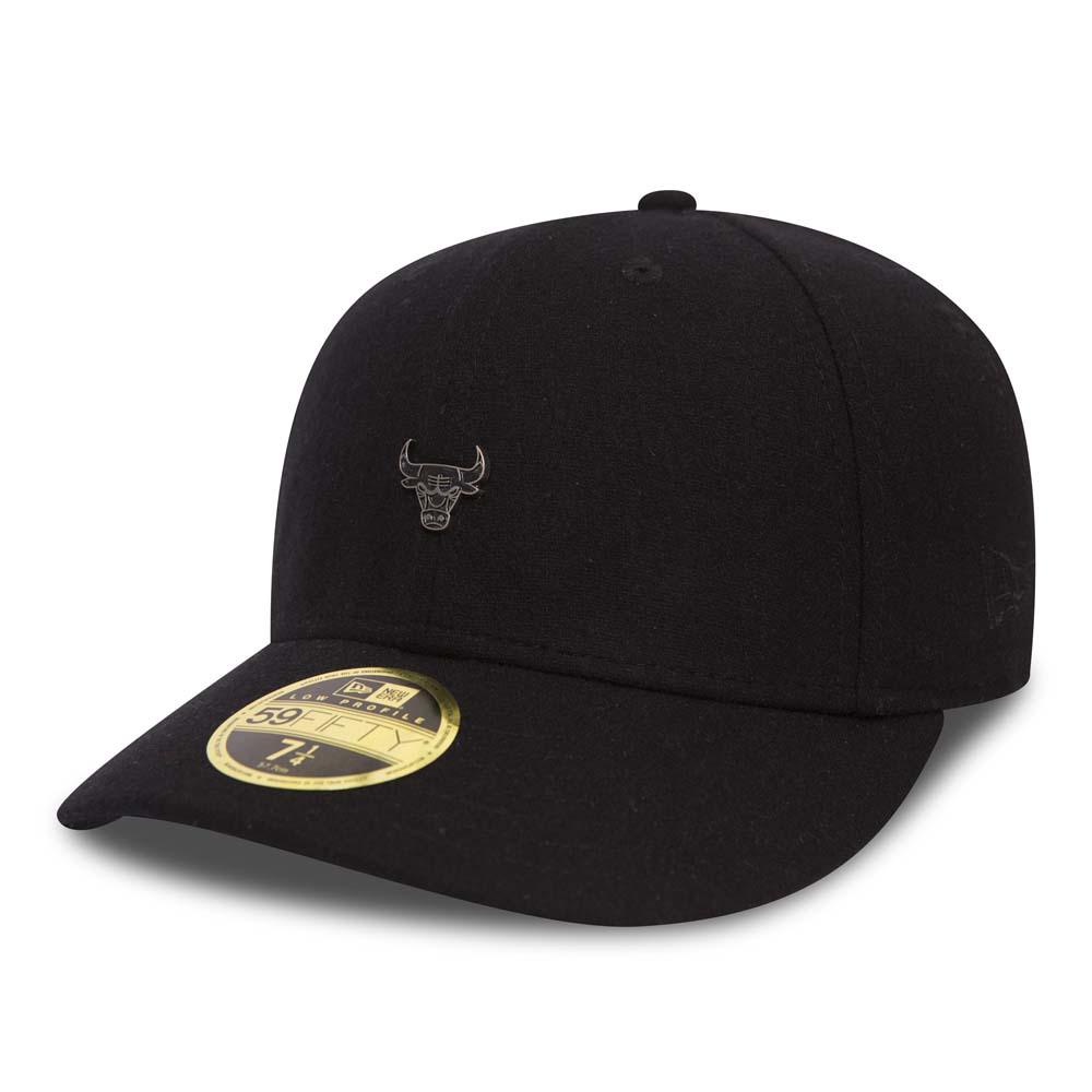 Chicago Bulls Pin Badge Black Low Profile 59FIFTY