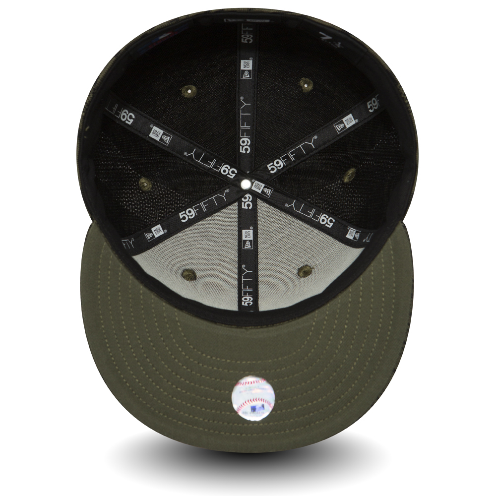 Los Angeles Dodgers Engineered Fit Olive Green 59FIFTY