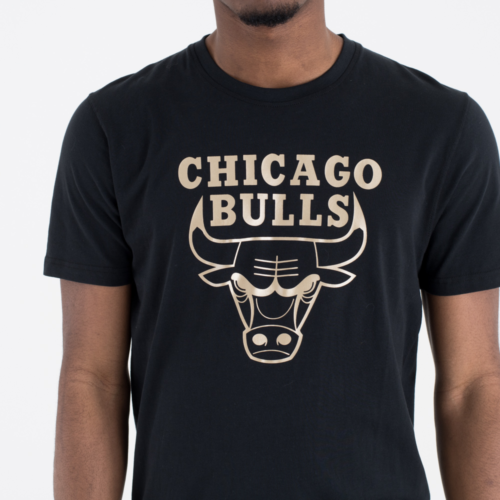 Chicago Bulls Black 'N' Gold Graphic Tee