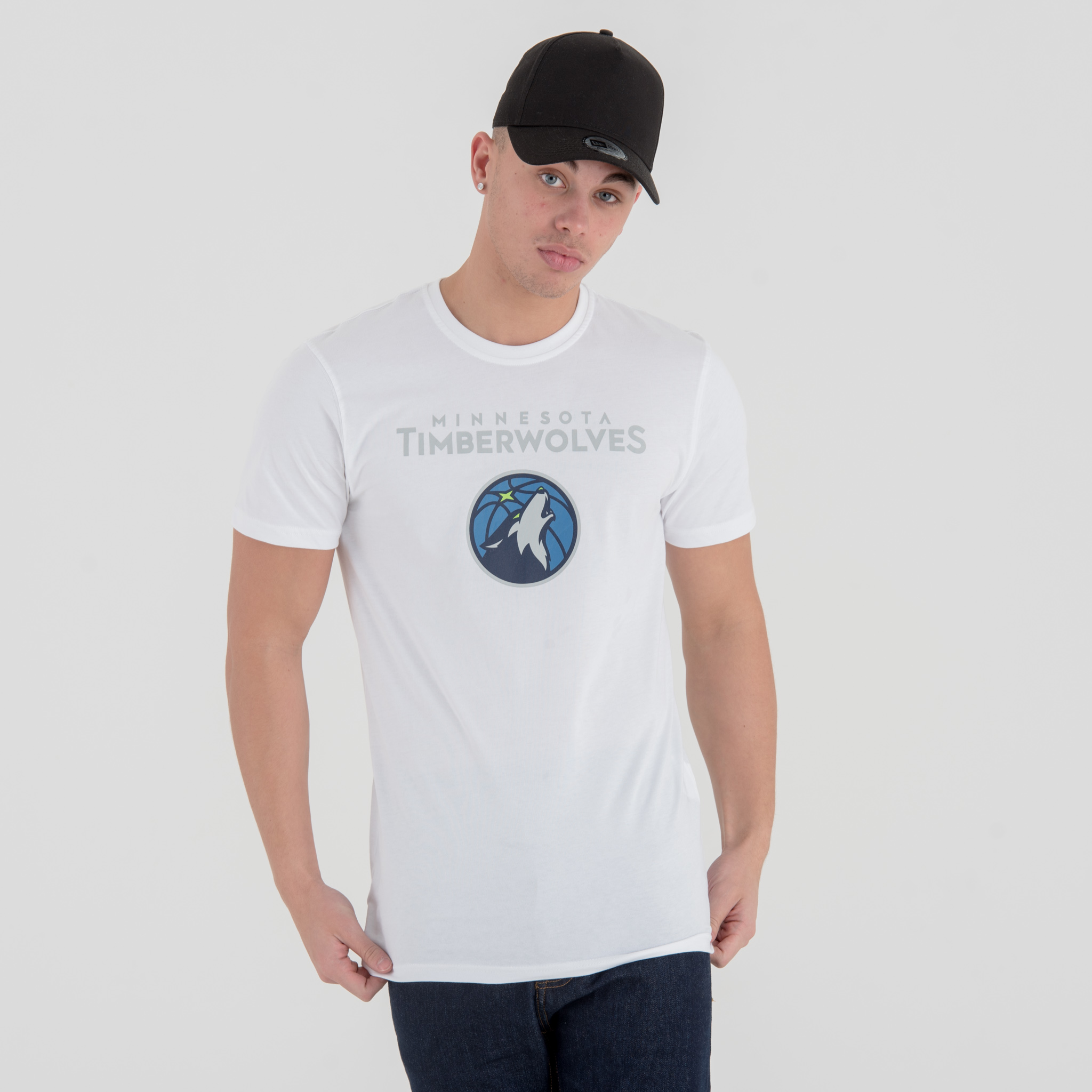 Minnesota Timberwolves Team Logo White T-Shirt