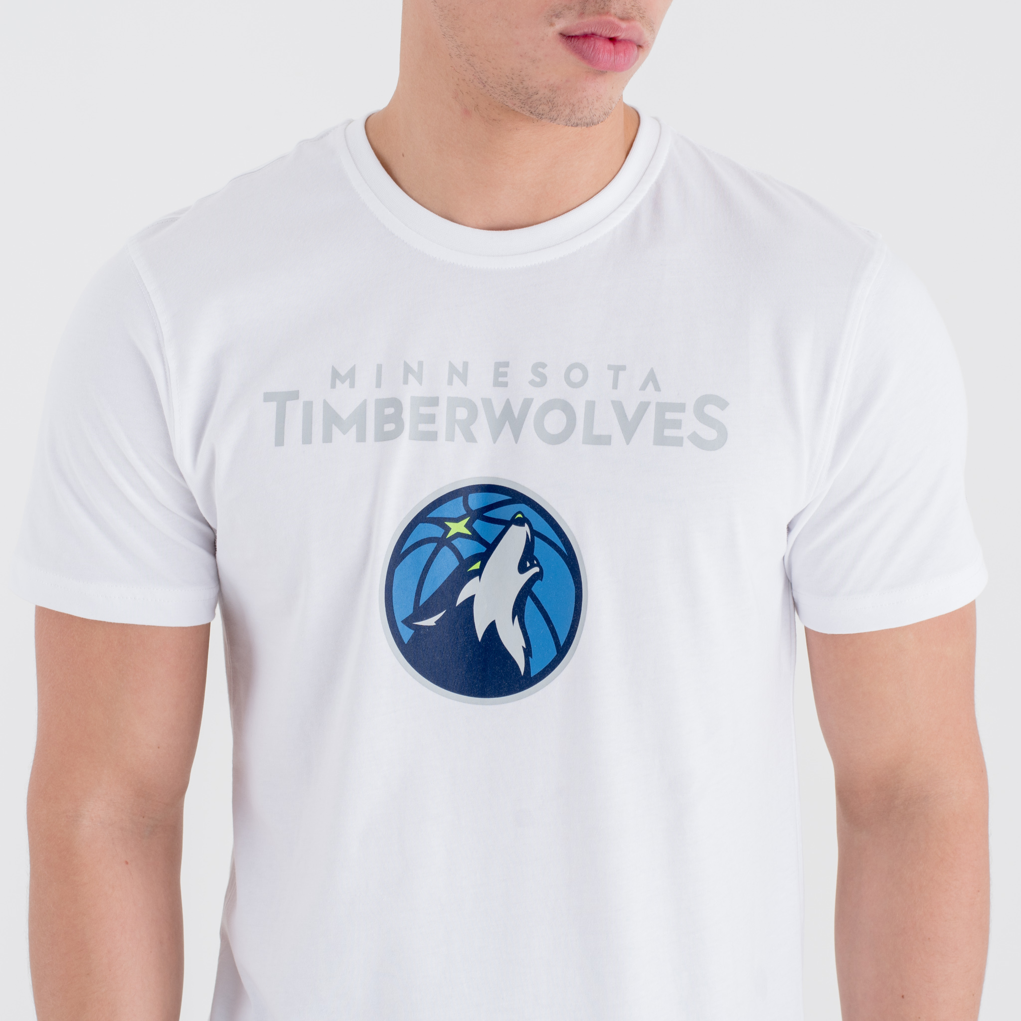 Minnesota Timberwolves Team Logo White T-Shirt