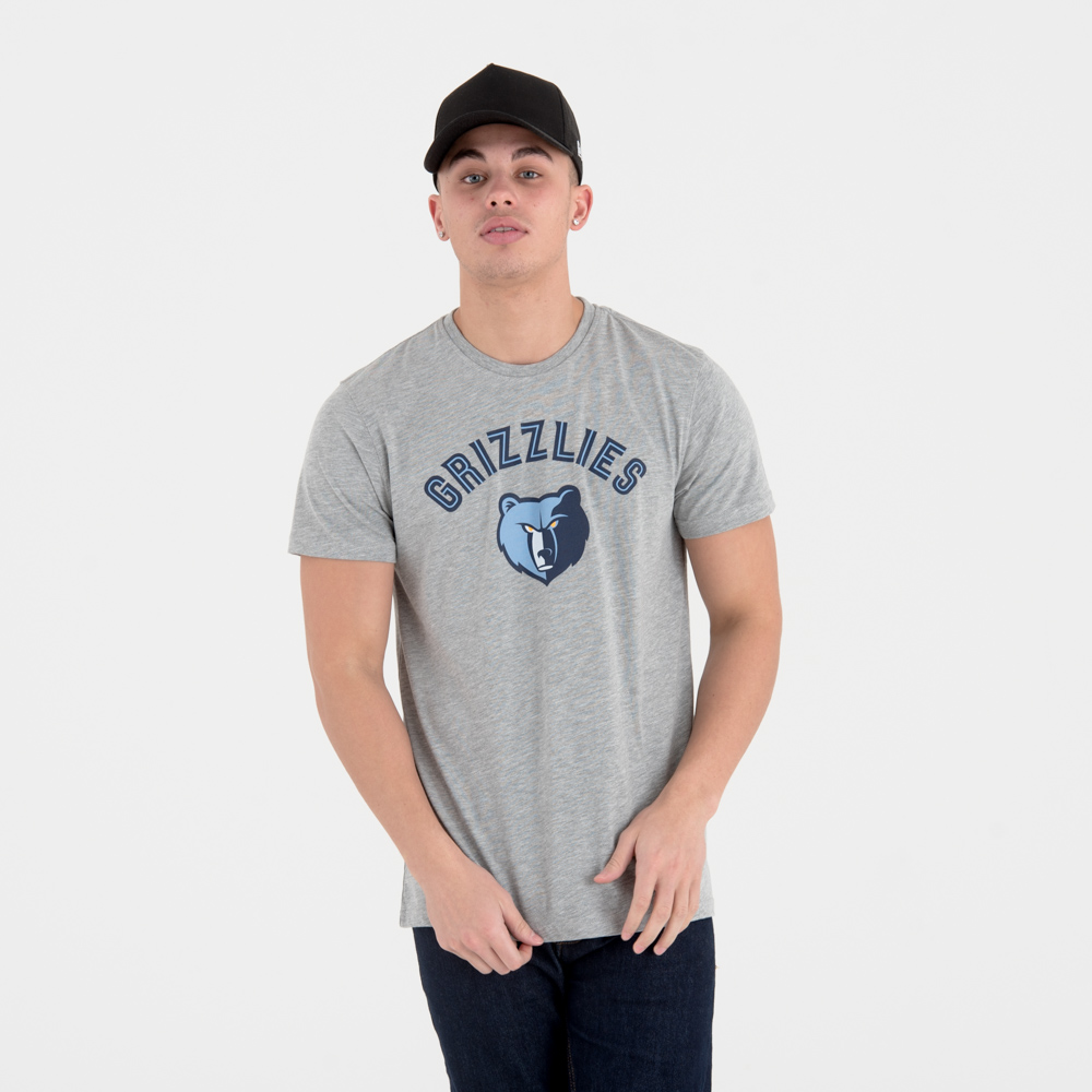Memphis Grizzlies Team Logo Grey T-Shirt