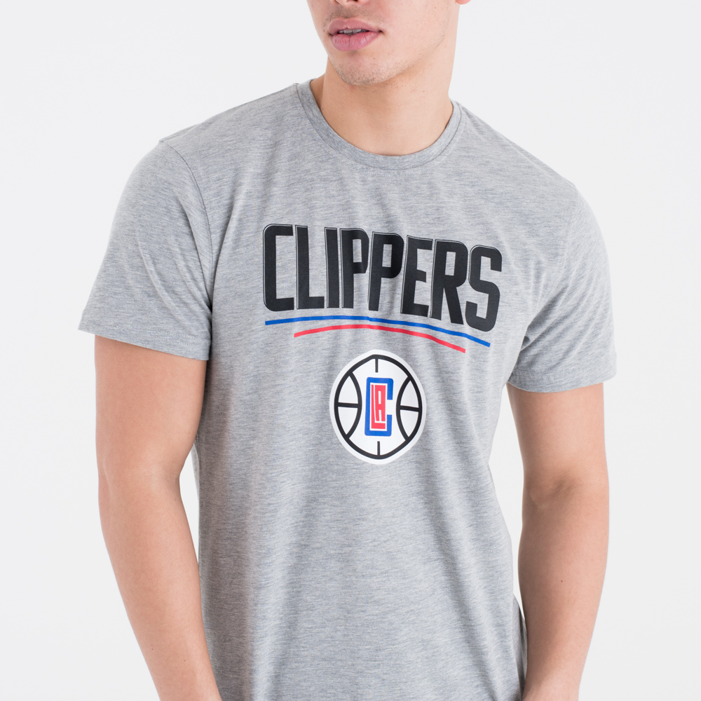 LA Clippers NBA Team Logo Grey T-Shirt