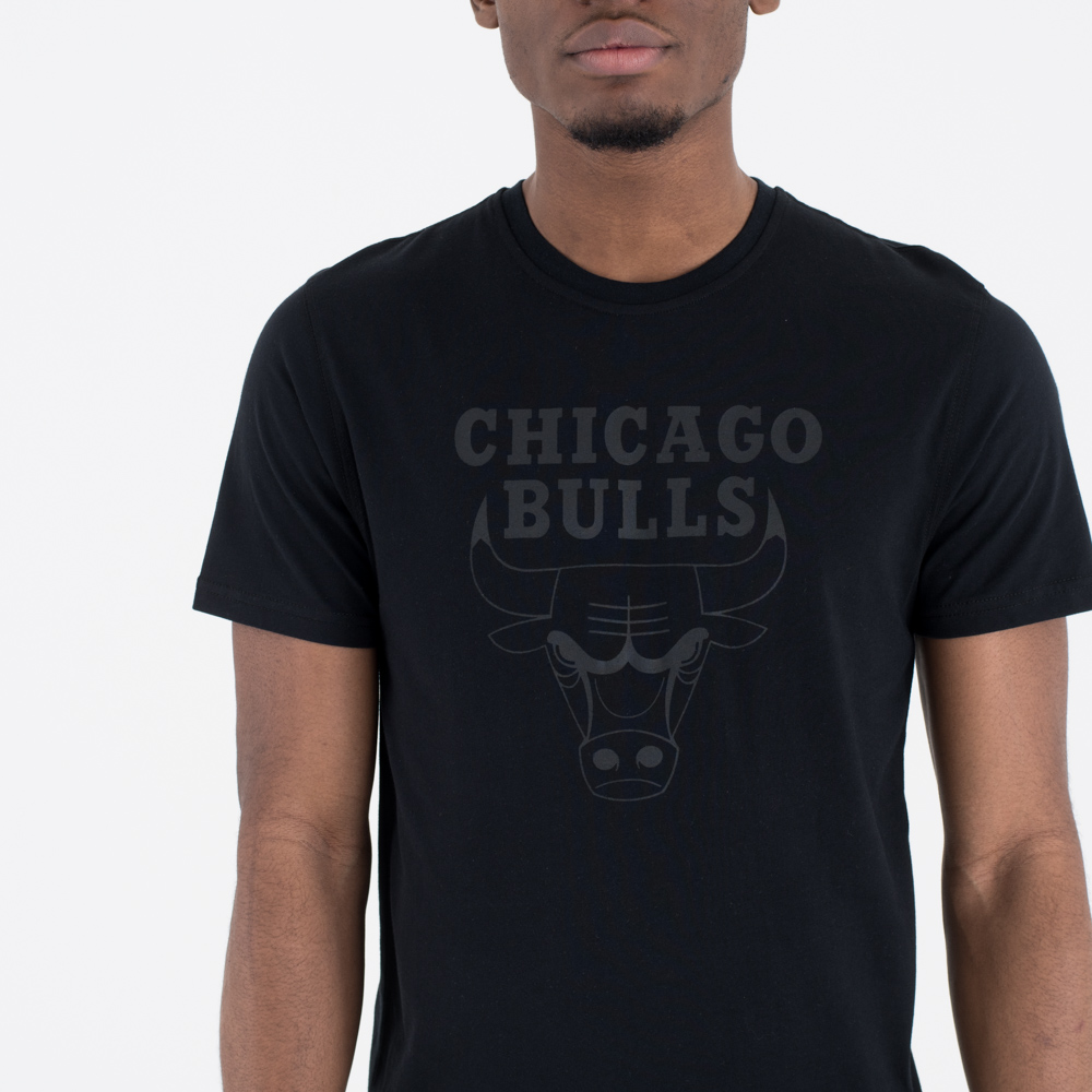 Chicago Bulls Team Logo Black T-Shirt