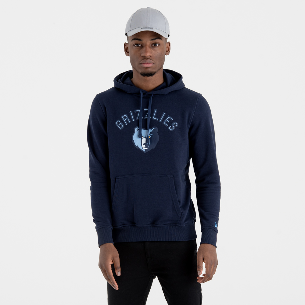 Memphis Grizzlies Team Logo Navy Hoodie