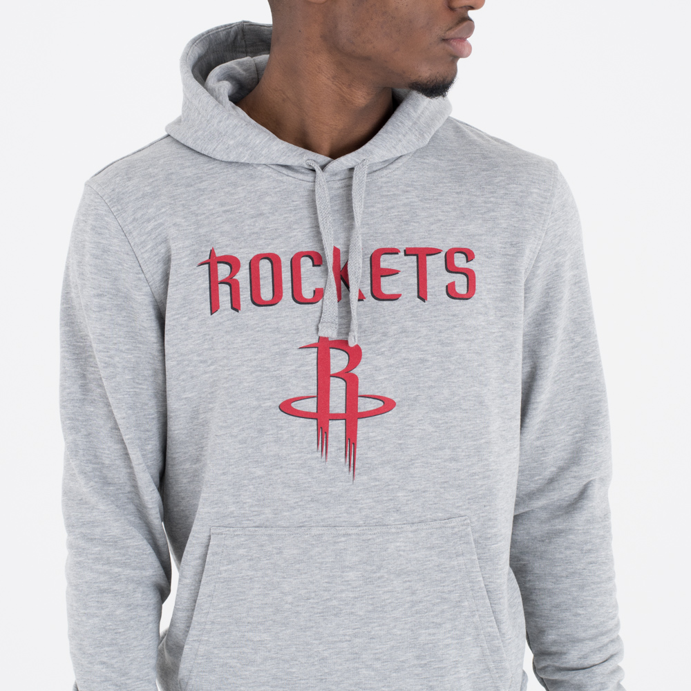 Houston Rockets Team Logo Grey Pullover Hoodie