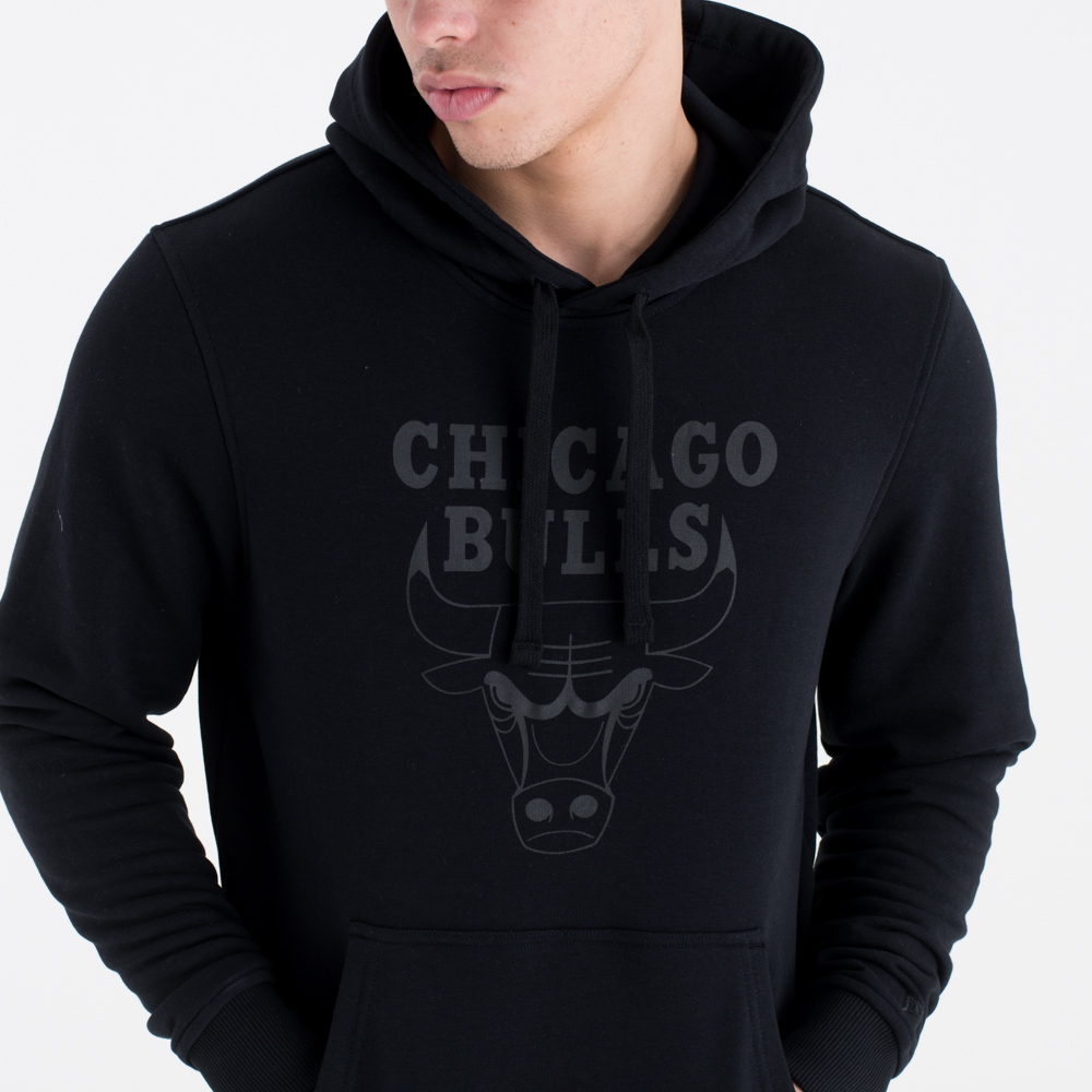 Chicago Bulls Team Logo Black Hoodie