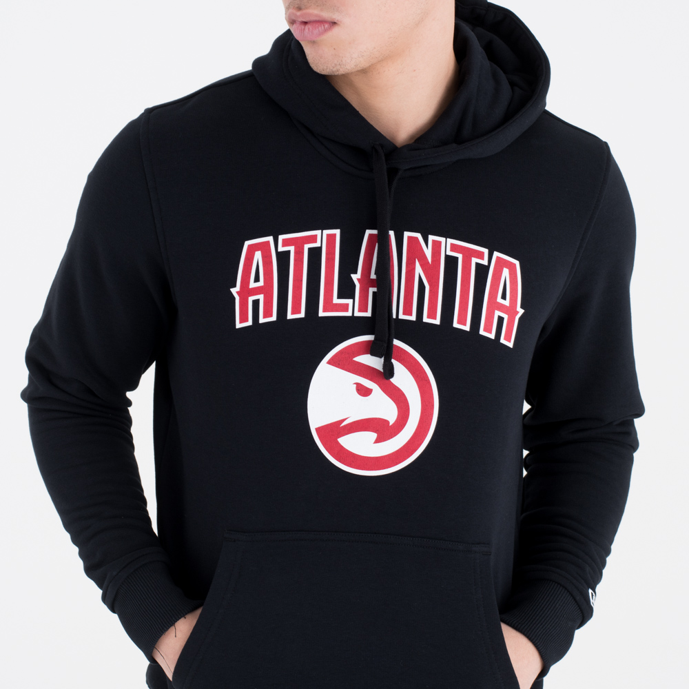 Atlanta Hawks Team Logo Black Hoodie