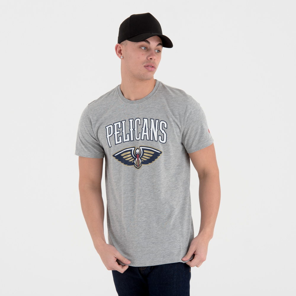 New Orleans Pelicans Team Logo Grey T-Shirt