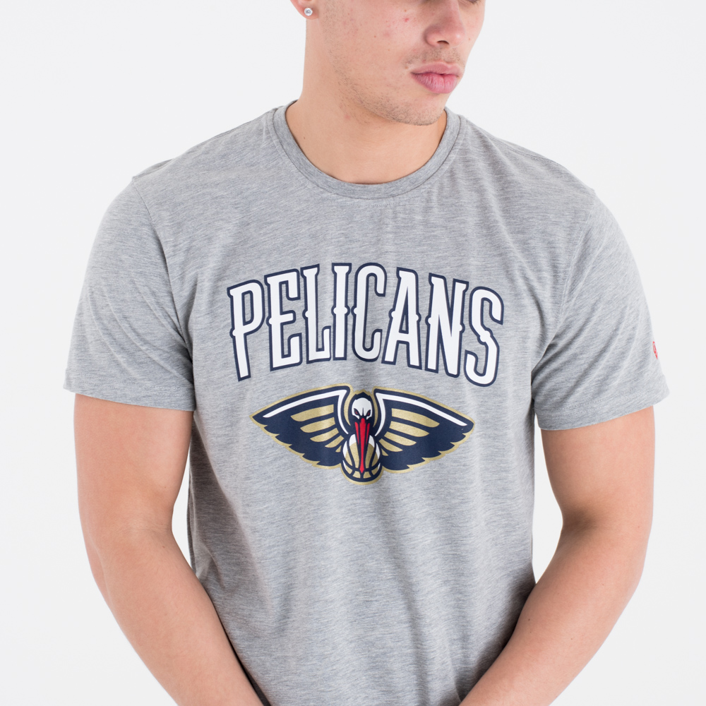 New Orleans Pelicans Team Logo Grey T-Shirt