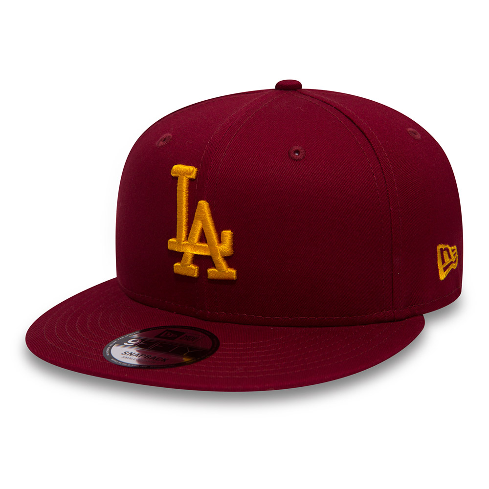 Los Angeles Dodgers Essential Cardinal and Gold 9FIFTY Snapback