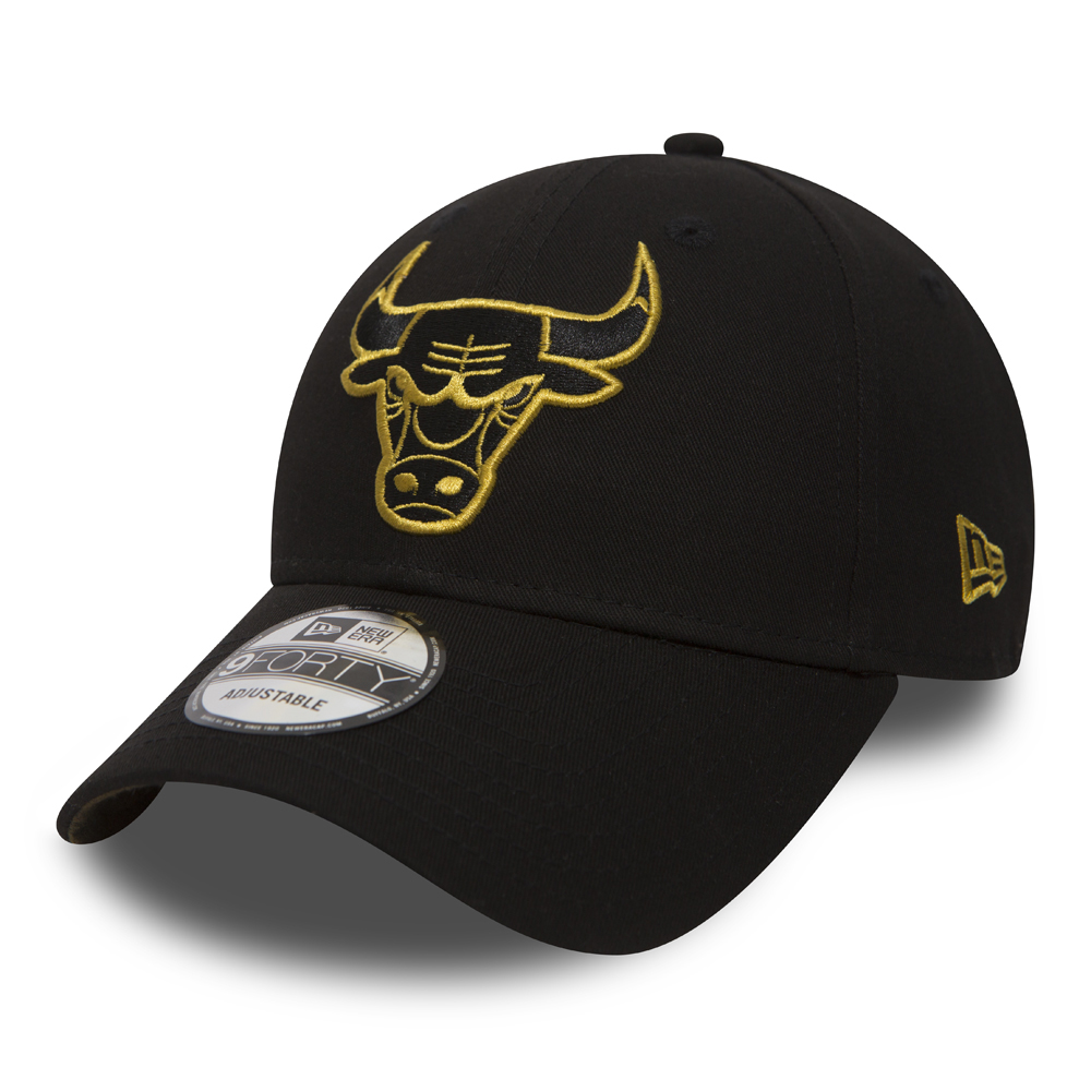 Chicago Bulls Camo Jersey Black 'N' Gold 9FORTY