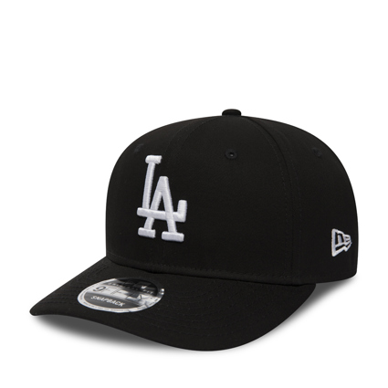 Los Angeles Dodgers Pre-Curved Black 9FIFTY Snapback A2440_263