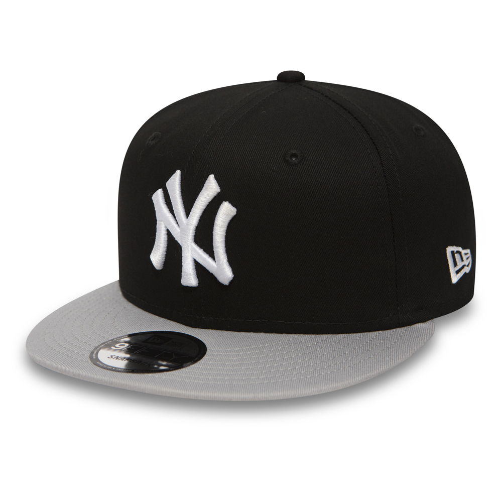 NY Yankees Cotton Block 9FIFTY Black Snapback