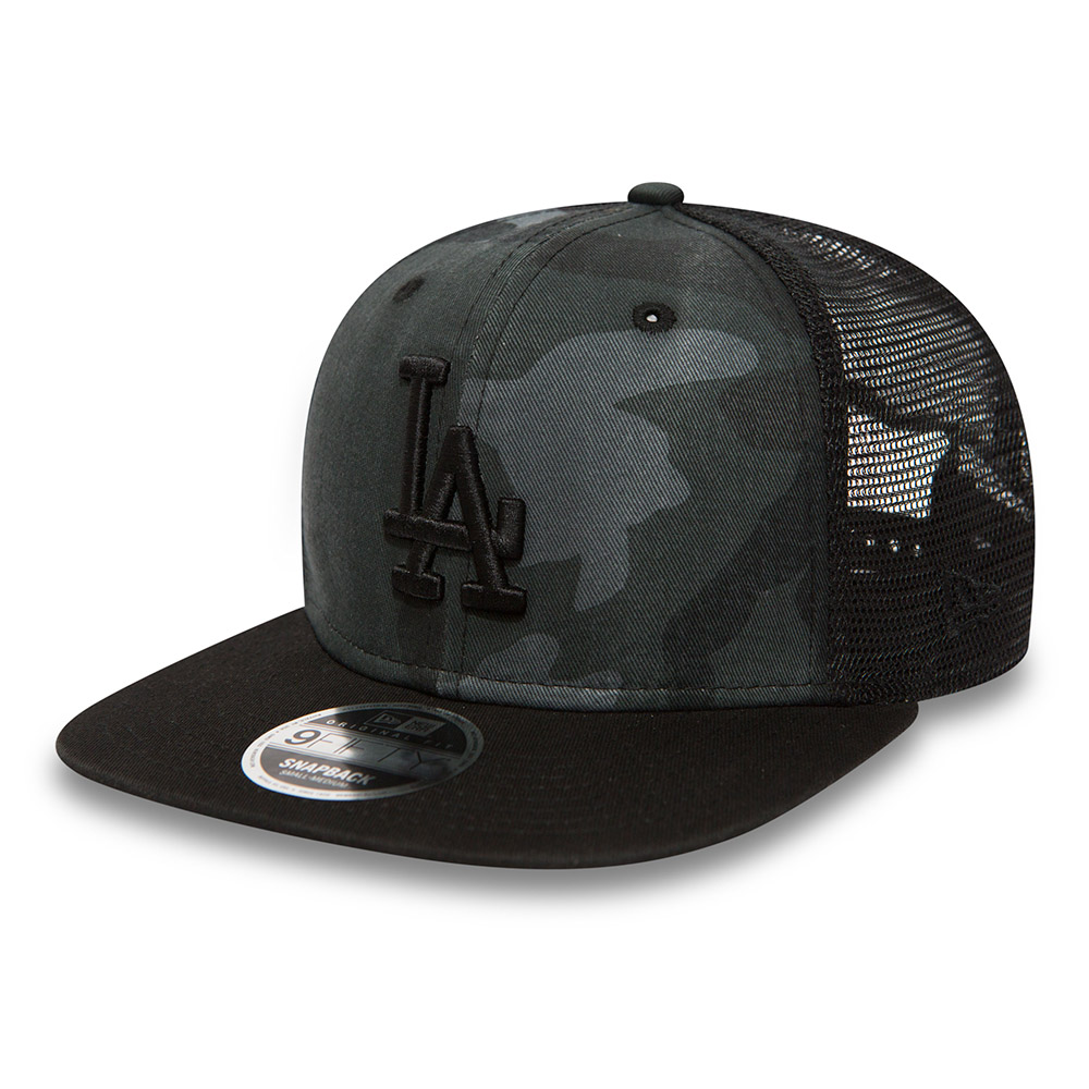 Los Angeles Dodgers Washed Camo 9FIFTY Trucker