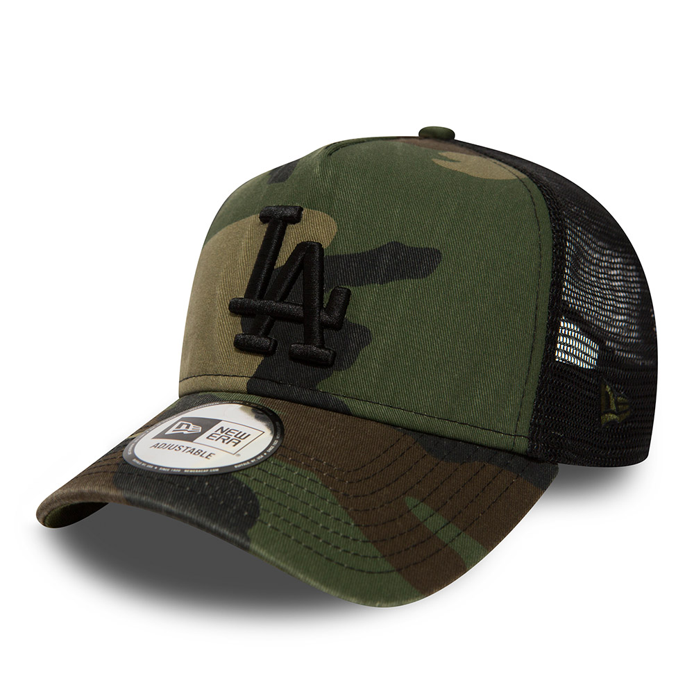 Los Angeles Dodgers Washed Camo A Frame Trucker