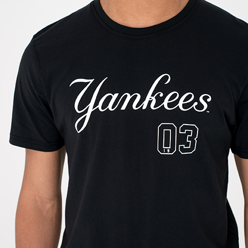 New York Yankees Team Black Tee