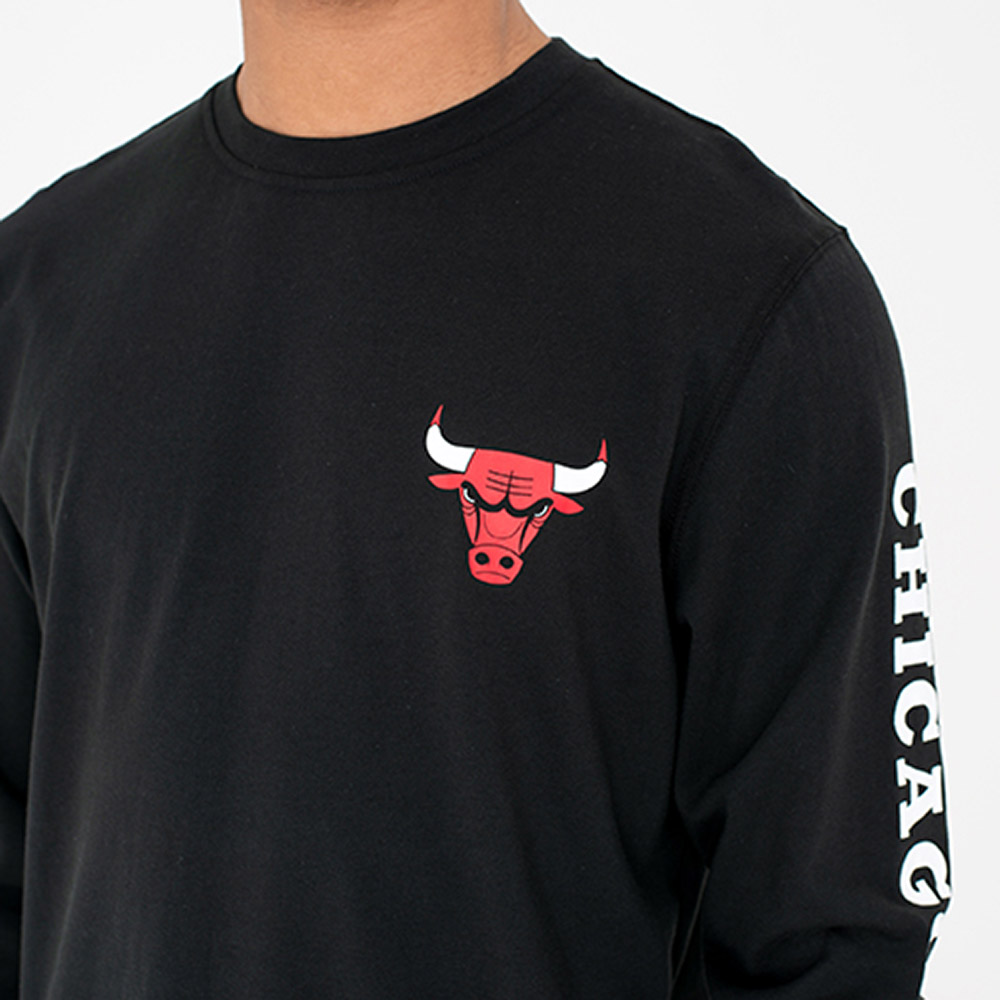 Chicago Bulls Team Black Long Sleeve Tee